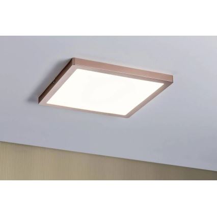 Paulmann 70873 - LED/24W Димируем панел ATRIA 230V 2700K 30x30 см розовозлатист