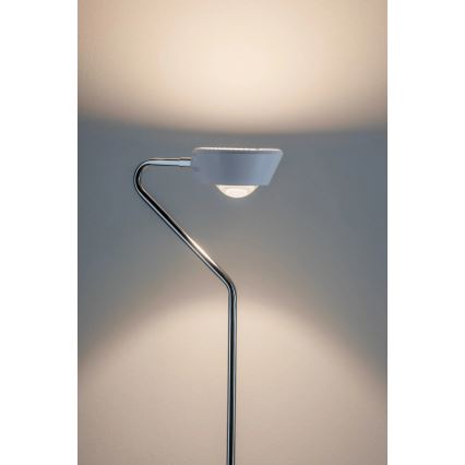 Paulmann 70920 - LED/7,5W Димируема подова лампа RAMOS 230V бяла/лъскав хром