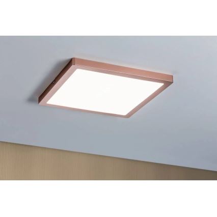 Paulmann 70941 - LED/20W Панел за повърхностен монтаж ATRIA 230V 4000K 30x30 см розовозлатист