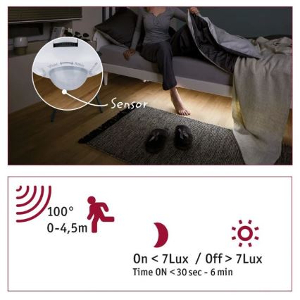 Paulmann 70955 - LED/3W Strip със сензор 1 м YOURLED 230V