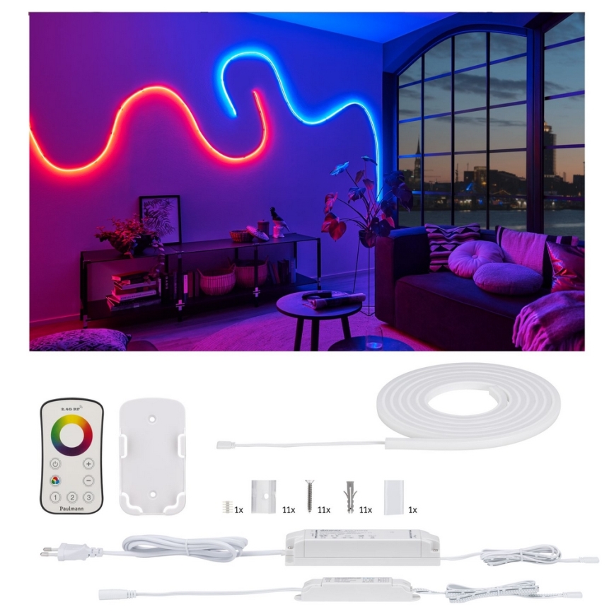 Paulmann 70966 - LED-RGB/27W IP67 Екстериорна димируема лента FLOW 3m 230/24V