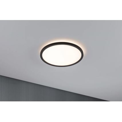Paulmann 70998 - LED/16W Панел за повърхностен монтаж ATRIA 230V 3000K Ø 29,3 см черен