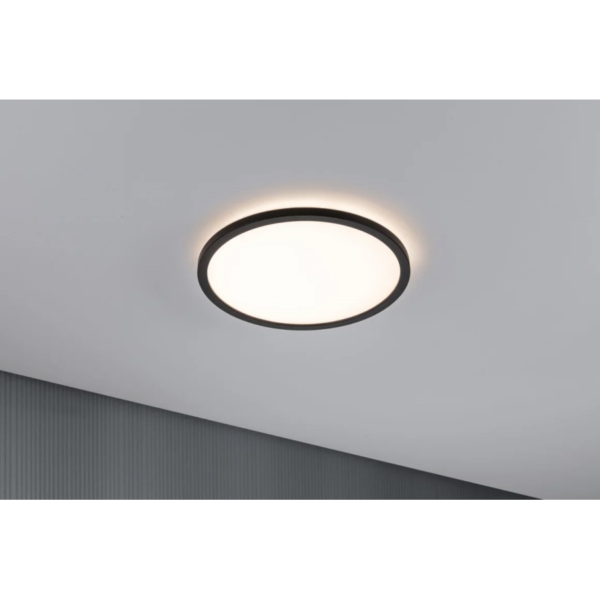 Paulmann 70998 - LED/16W Панел за повърхностен монтаж ATRIA 230V 3000K Ø 29,3 см черен