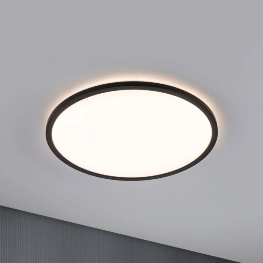 Paulmann 70999 - LED/22W Регулируем панел ATRIA 230V 3000K Ø 42 см, черен