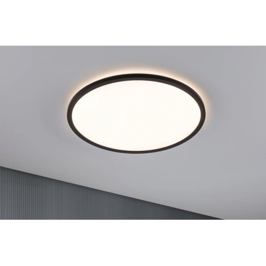 Paulmann 70999 - LED/22W Регулируем панел ATRIA 230V 3000K Ø 42 см, черен