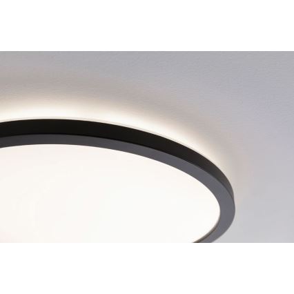 Paulmann 70999 - LED/22W Регулируем панел ATRIA 230V 3000K Ø 42 см, черен