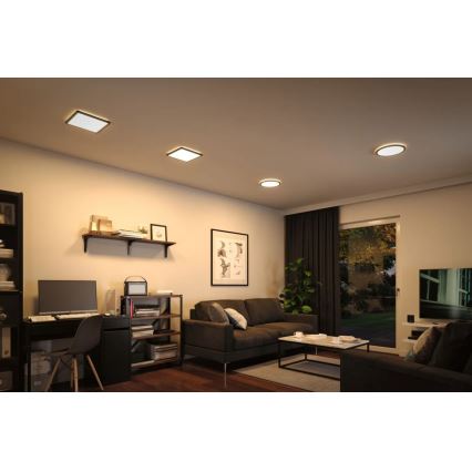 Paulmann 71000 - LED/11,2W Панел за повърхностен монтаж ATRIA 230V 3000K 19x19 cm черен