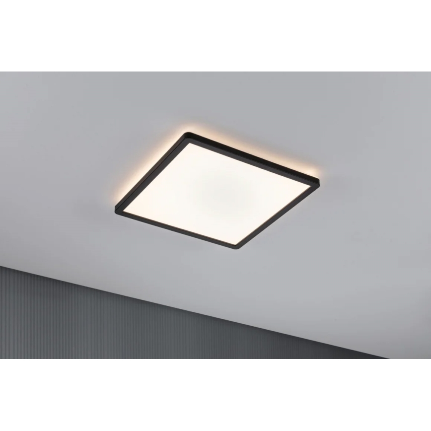 Paulmann 71001 - LED/16W Панел за повърхностен монтаж ATRIA 230V 3000K 29,3x29,3 cm черен