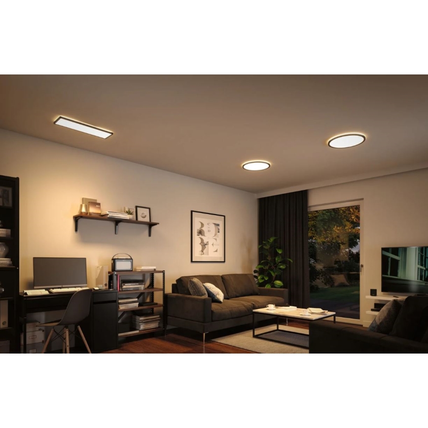 Paulmann 71003 - LED/22W Димируем панел ATRIA 230V 3000K 20x58 см черен