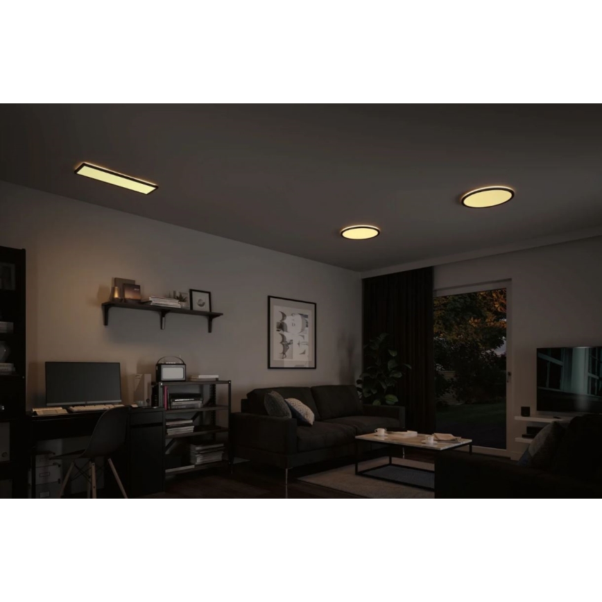 Paulmann 71003 - LED/22W Димируем панел ATRIA 230V 3000K 20x58 см черен