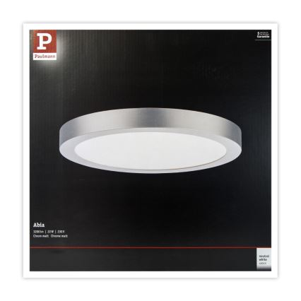 Paulmann 71023 - LED/22W Лампа ABIA 230V матов хром