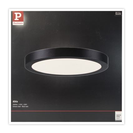 Paulmann 71025 - LED/22W Лампа ABIA 230V черна