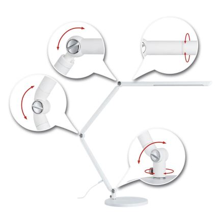 Paulmann 78911 - LED/10,6W Димируема настолна лампа FLEXBAR 230V 3000/4000/6500K