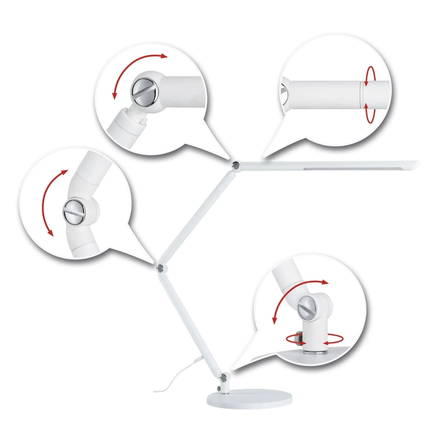 Paulmann 78911 - LED/10,6W Димируема настолна лампа FLEXBAR 230V 3000/4000/6500K