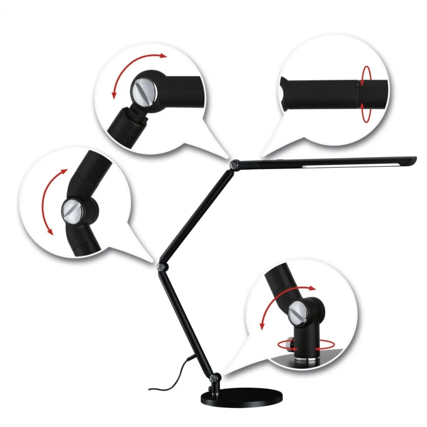Paulmann 78912 - LED/10,6W Димируема настолна лампа FLEXBAR 230V 3000/4000/6500K