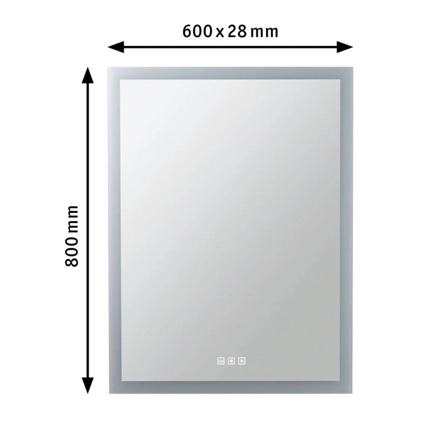 Paulmann 78951 - LED/22W IP44 Димируем баня отопляем огледало с подсветка 230V