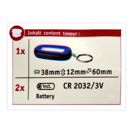 Paulmann 78968 - LED/1W Ключодържател MINI KEY