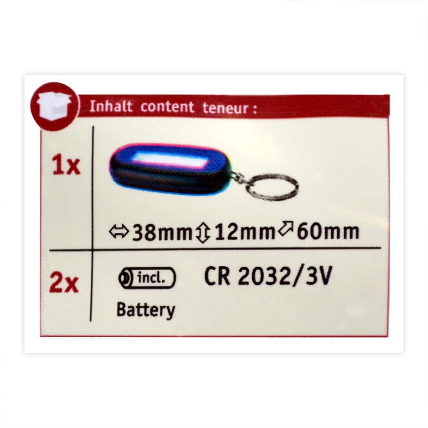 Paulmann 78968 - LED/1W Ключодържател MINI KEY