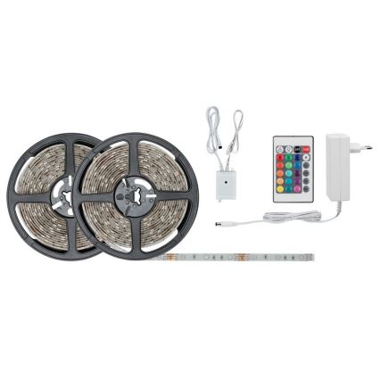 Paulmann 78980 - LED RGB/28W Димируема лента SIMPLED 10м 230V + дистанционно