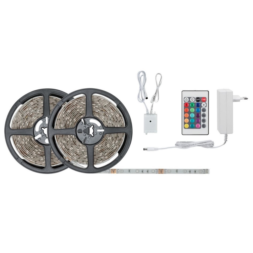 Paulmann 78980 - LED RGB/28W Димируема лента SIMPLED 10м 230V + дистанционно