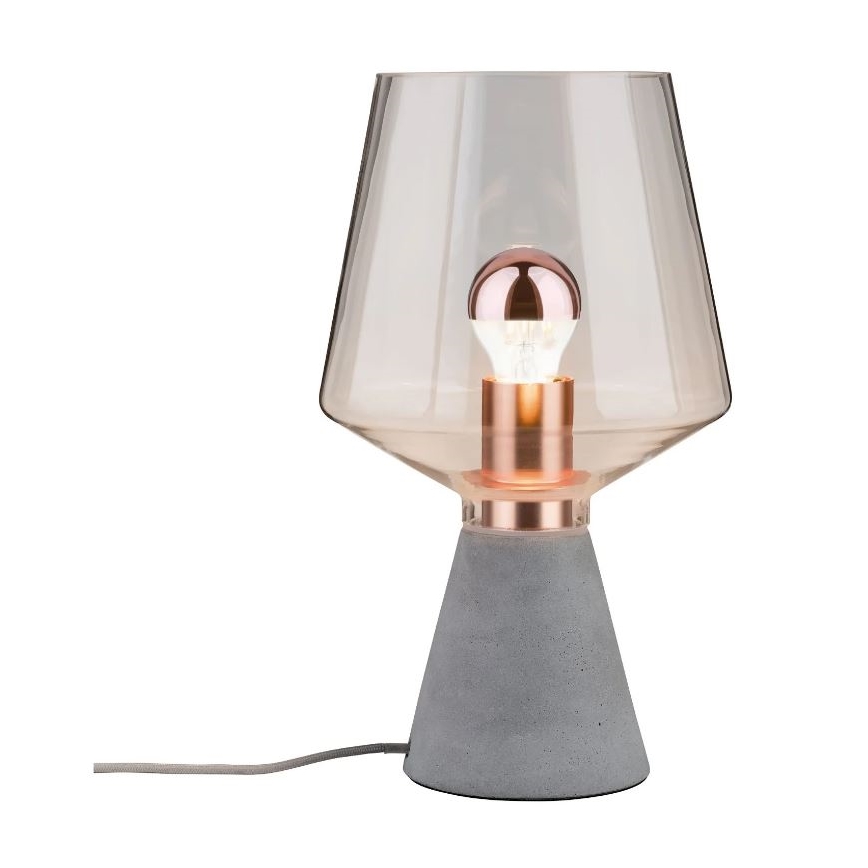 Paulmann 79665 - 1xE27/20W Настолна лампа NEORDIC YORIK 230V