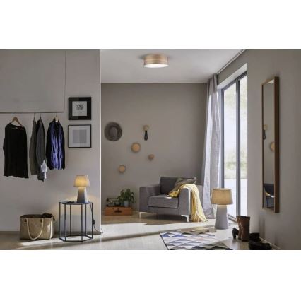 Paulmann 79687 - 3xE27/20W Плафон NEORDIC LISKA 230V орех