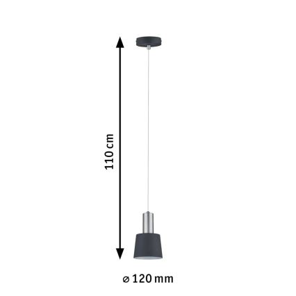Paulmann 79691 - 1xE14/20W Пендел NEORDIC HALDAR 230V