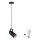 Paulmann 79766 - LED RGBW 1xE27/9W пендел на шнур LAVEA 230V черен