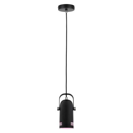 Paulmann 79766 - LED RGBW 1xE27/9W пендел на шнур LAVEA 230V черен