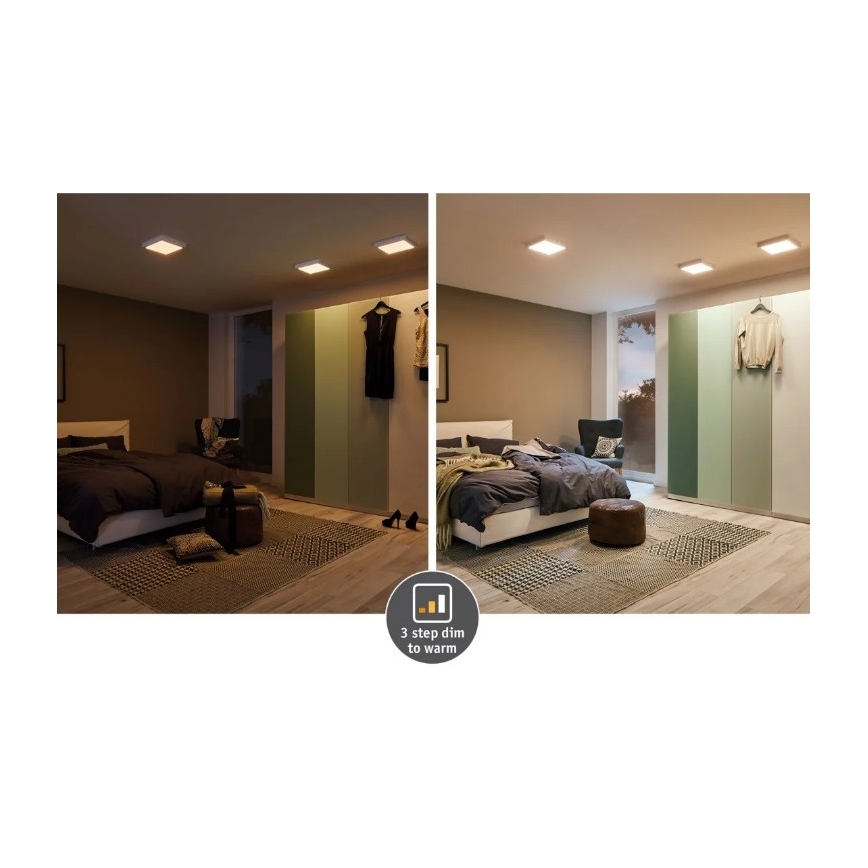Paulmann 79794 - LED/13W Плафон CARPO 230V 2300/2500/3000K