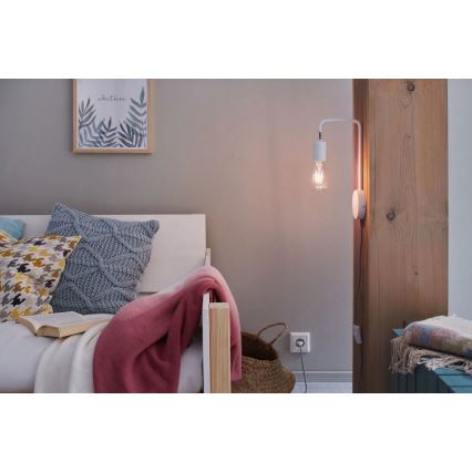 Paulmann 79811 - 1xE27/40W Настенно осветително тяло CALVANI 230V бяло