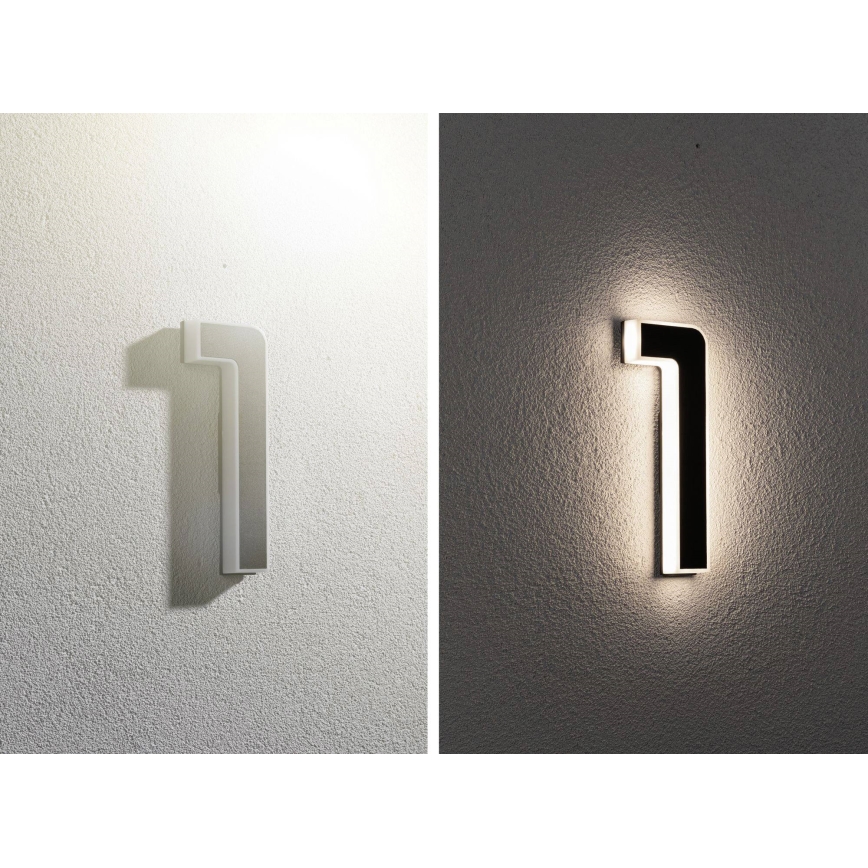 Paulmann 79842 - LED/0,2W IP44 Соларен домашен номер 1,2V 1500 mAh