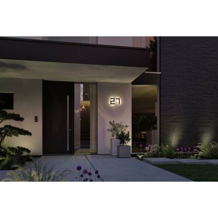 Paulmann 79842 - LED/0,2W IP44 Соларен домашен номер 1,2V 1500 mAh