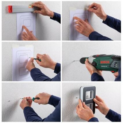 Paulmann 79842 - LED/0,2W IP44 Соларен домашен номер 1,2V 1500 mAh