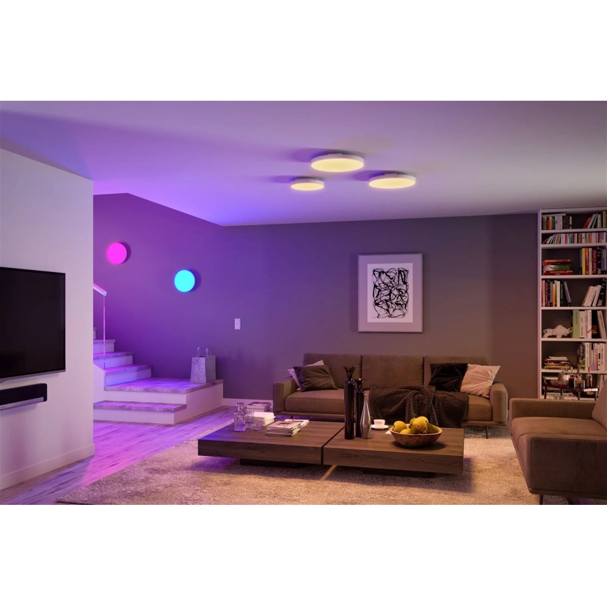 Paulmann 79899 - LED RGBW/16,5W Димируем плафон SMART VELORA 230V