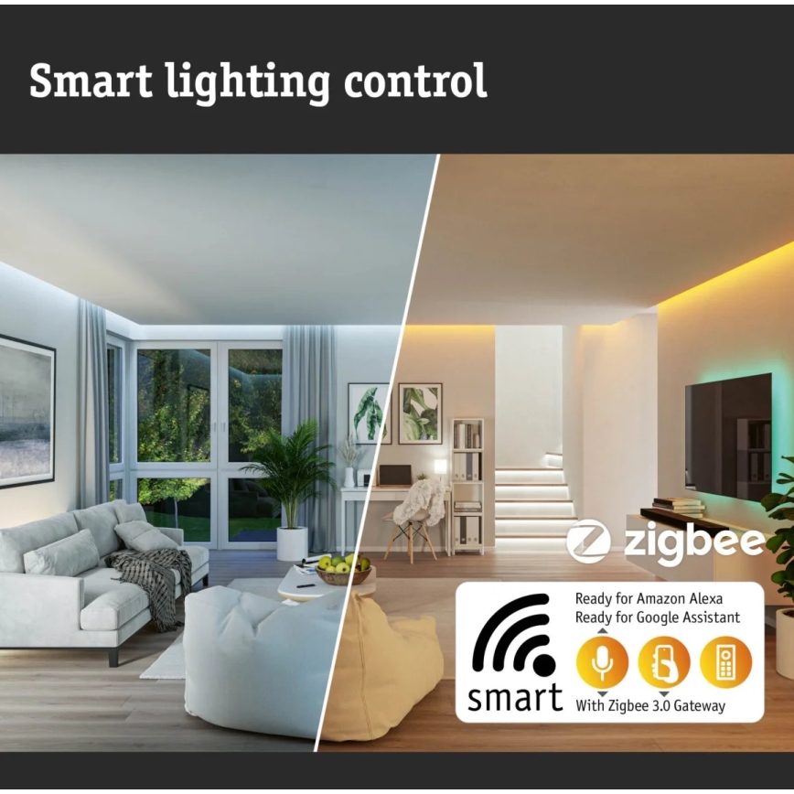 Paulmann 79899 - LED RGBW/16,5W Димируем плафон SMART VELORA 230V