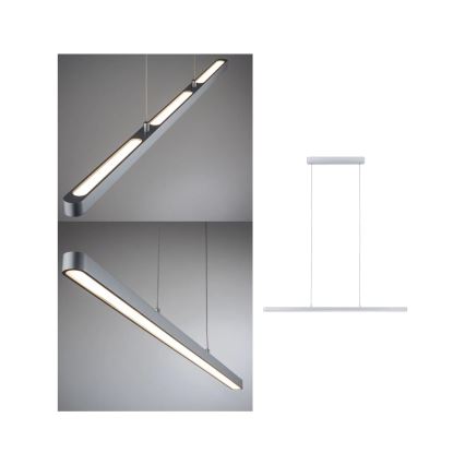 Paulmann 79900 - LED/42W Димируем пендел LENTO 230V матов хром