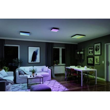 Paulmann 79909 - LED/31W RGBW Димируем плафон VELORA 230V 3000-6500K + дистанционно управление
