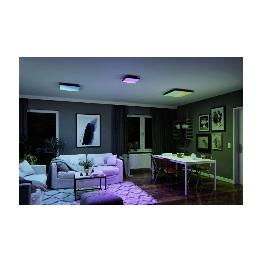 Paulmann 79909 - LED/31W RGBW Димируем плафон VELORA 230V 3000-6500K + дистанционно управление