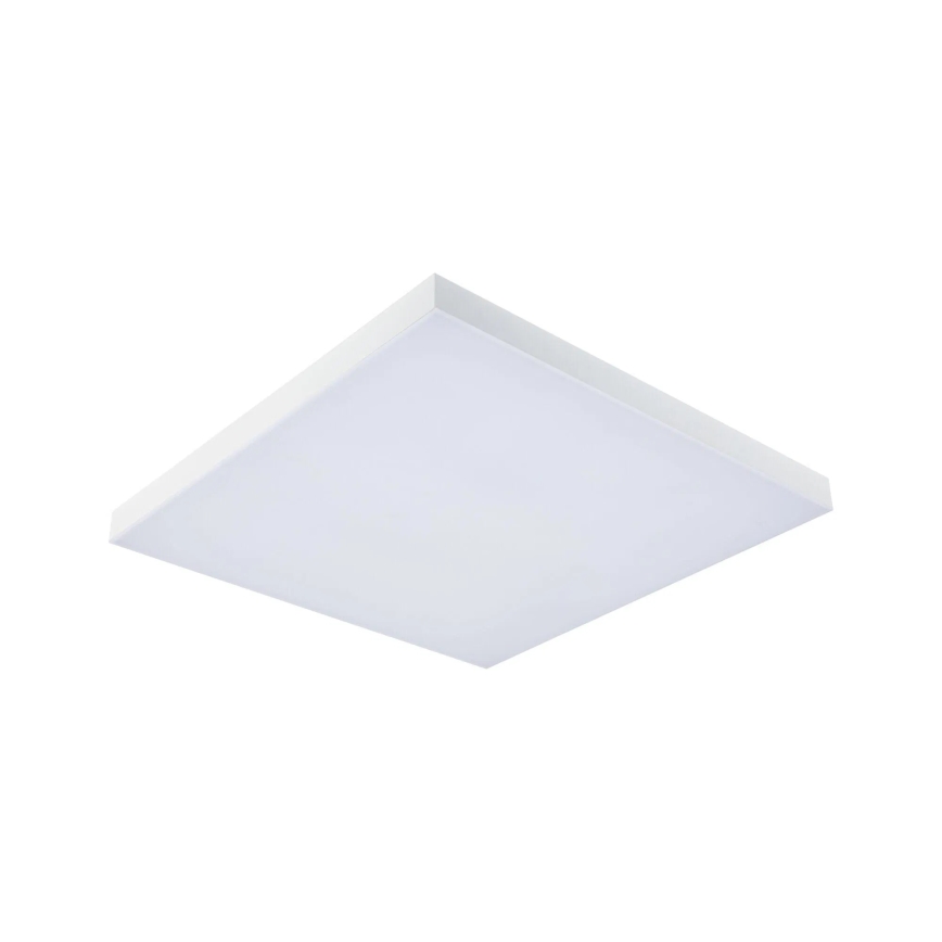 Paulmann 79910 - LED/31W RGBW Димируемо таванно осветително тяло LORIA 230V 3000-6500K 59,5x59,5 cm бяло + дистанционно управление
