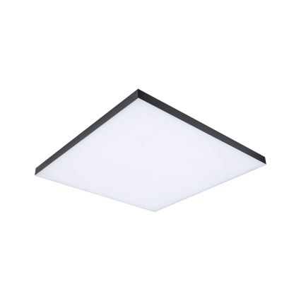 Paulmann 79913 - LED/31W RGBW димируемо таванно осветително тяло LORIA 230V 3000-6500K 59,5x59,5 cm черно + дистанционно управление