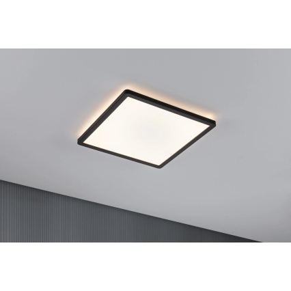 Paulmann 79921 - LED/16W панел с възможност за димиране ATRIA 230V 3000K 29,3x29,3 cm черен