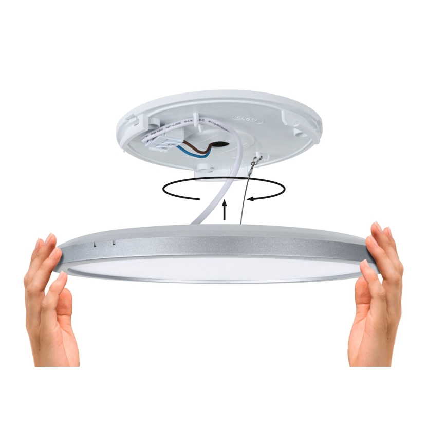 Paulmann 79921 - LED/16W панел с възможност за димиране ATRIA 230V 3000K 29,3x29,3 cm черен