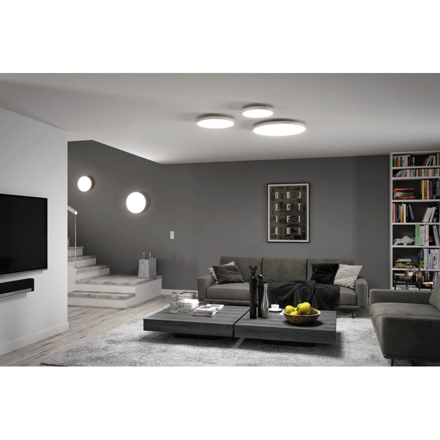 Paulmann 79928 - LED/22W Димируемо таванно осветително тяло LORIA 230V 2700-6500K Ø 40 см бяло