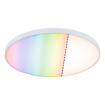 Paulmann 79929 - LED/22W RGBW Димируемо таванно осветително тяло LORIA 230 V Ø 40 см бяло