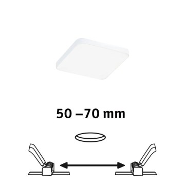 Paulmann 79953 - LED/6W IP44 Димируемо вградено осветително тяло за баня VARIFIT 230V