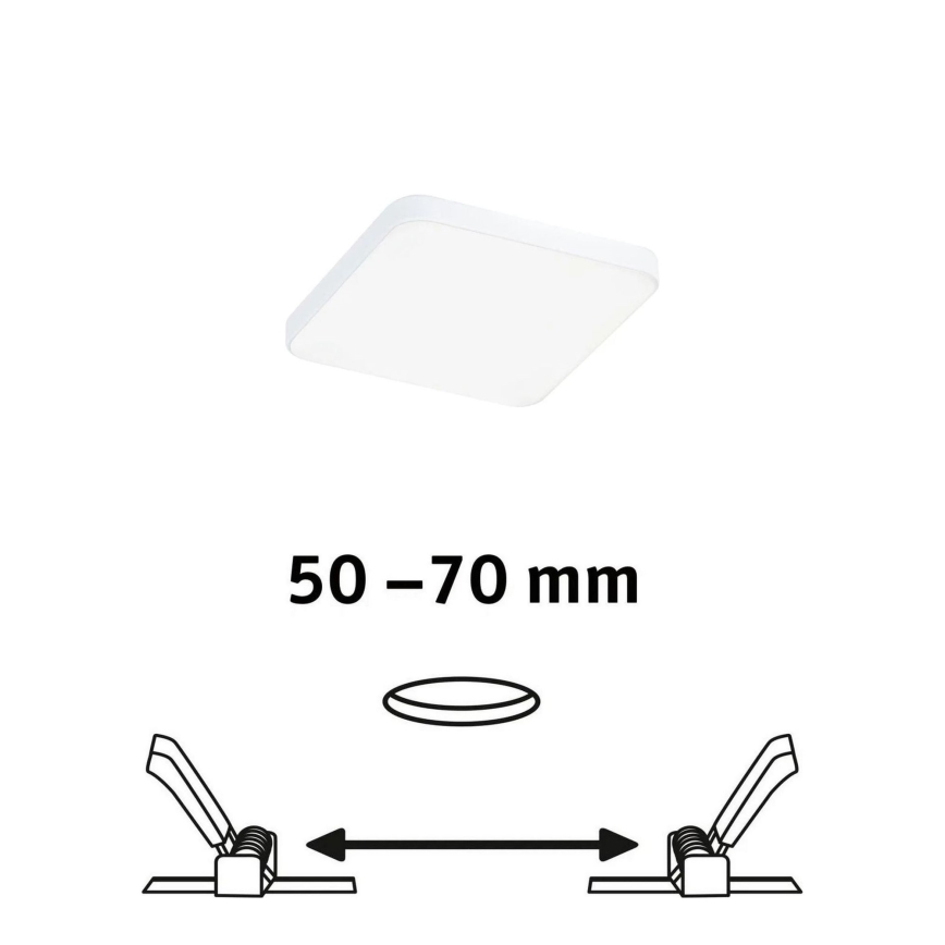 Paulmann 79953 - LED/6W IP44 Димируемо вградено осветително тяло за баня VARIFIT 230V