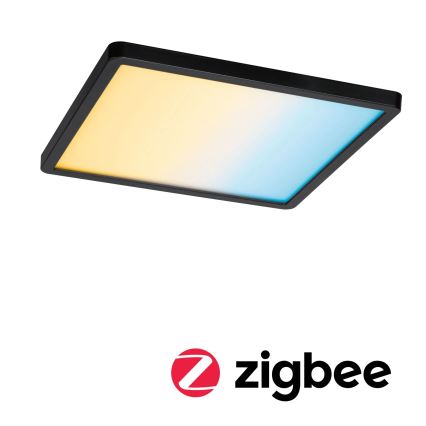 Paulmann 79967 - LED/16W IP44 Вградено таванно осветително тяло за баня AREO, с възможност за димиране, 230V, 23x23 cm, черно