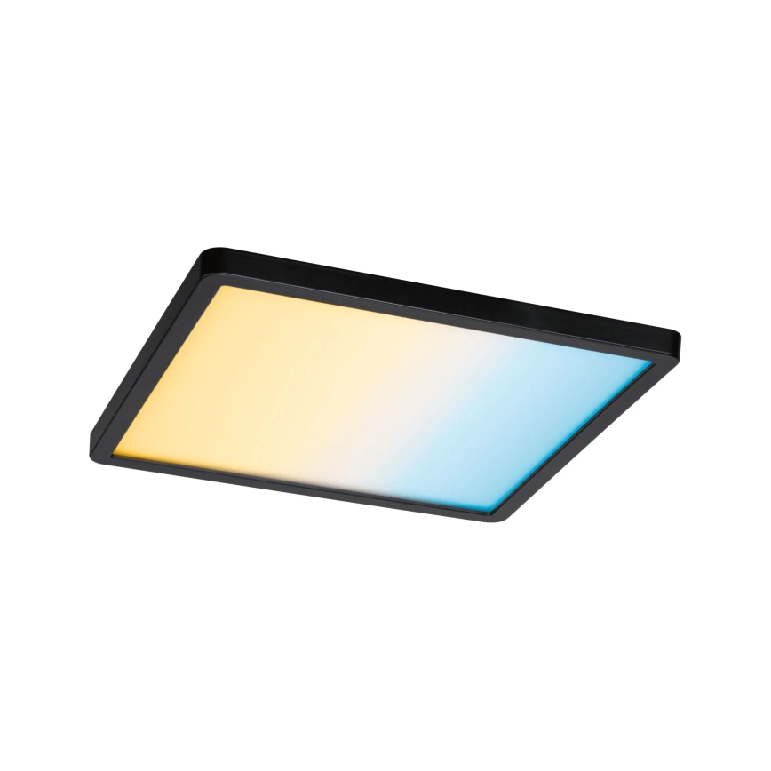 Paulmann 79967 - LED/16W IP44 Вградено таванно осветително тяло за баня AREO, с възможност за димиране, 230V, 23x23 cm, черно