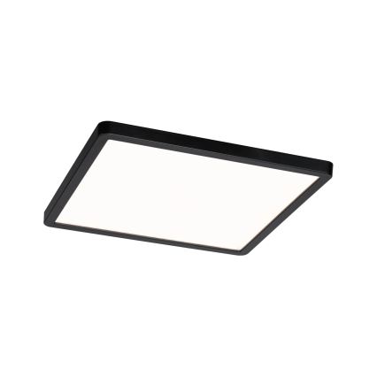 Paulmann 79967 - LED/16W IP44 Вградено таванно осветително тяло за баня AREO, с възможност за димиране, 230V, 23x23 cm, черно